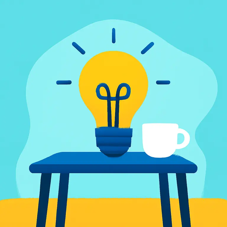 Ideas en mesa - portada del puzzle