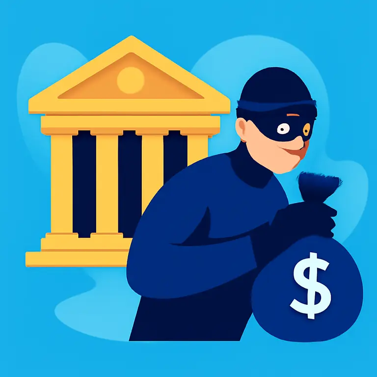 Banco y Robo - portada del puzzle