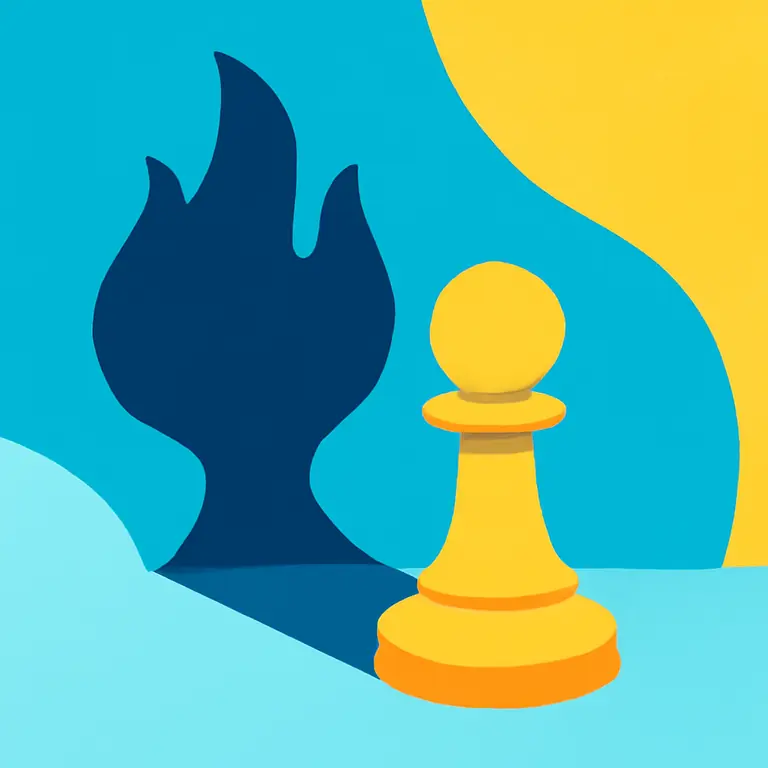 Sombra y Fuego - portada del puzzle