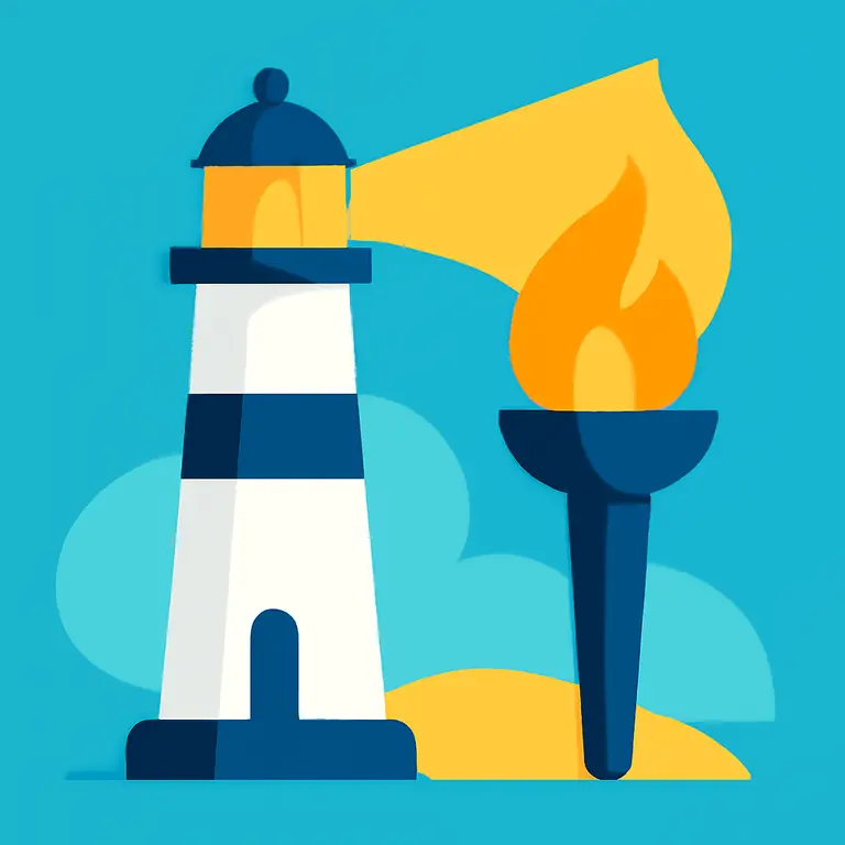 Faro y Tocha - portada del puzzle