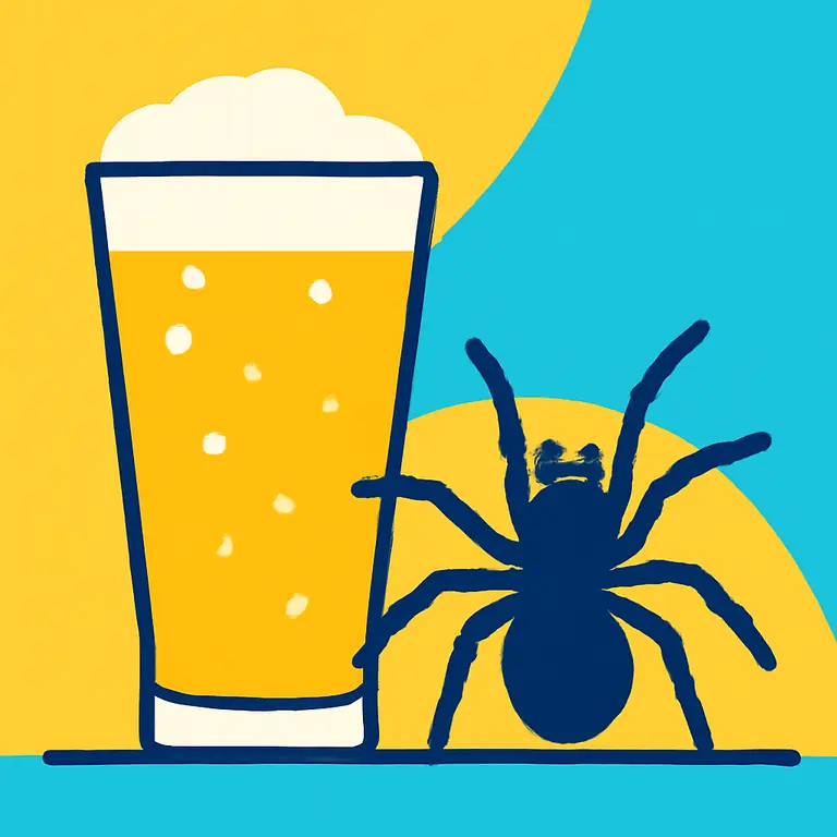 Bebida y Tarantula - portada del puzzle