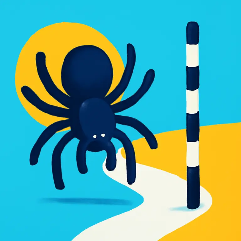 Tarántula y Slalom - portada del puzzle