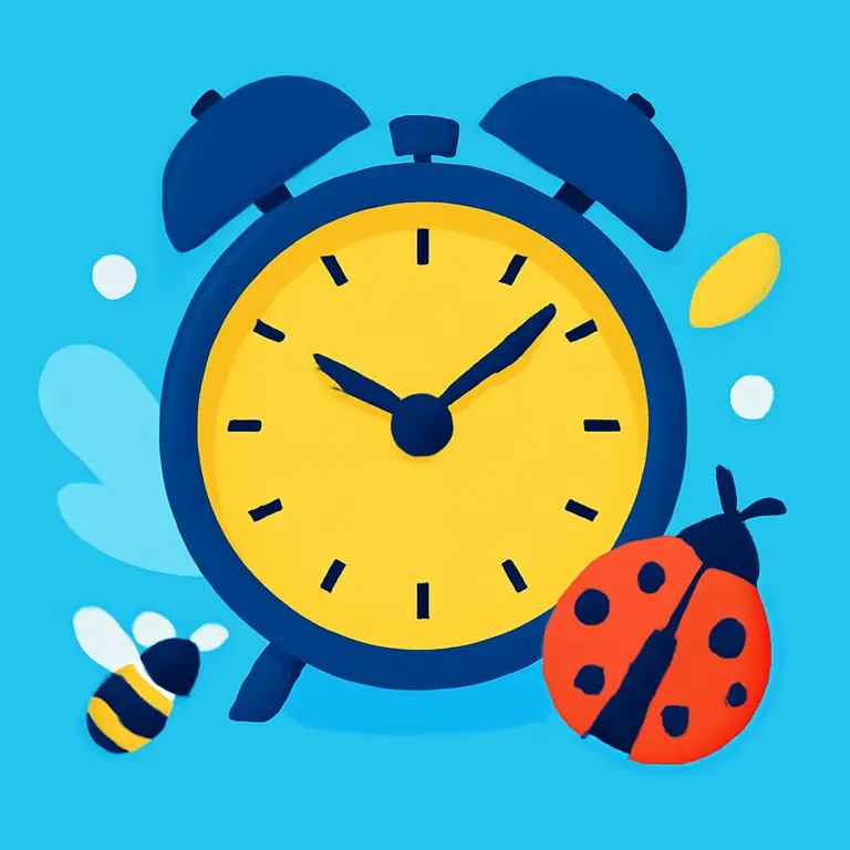 Reloj y Bichitos - portada del puzzle