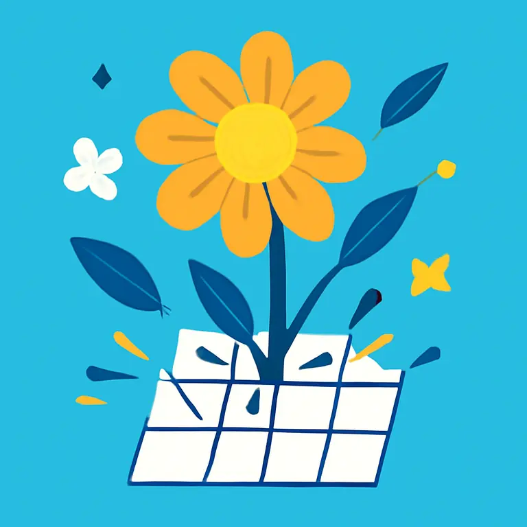 Explosión Floral - portada del puzzle