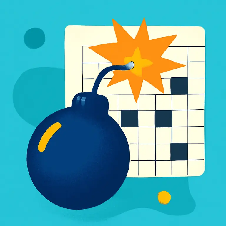 Sombras Explosivas - portada del puzzle