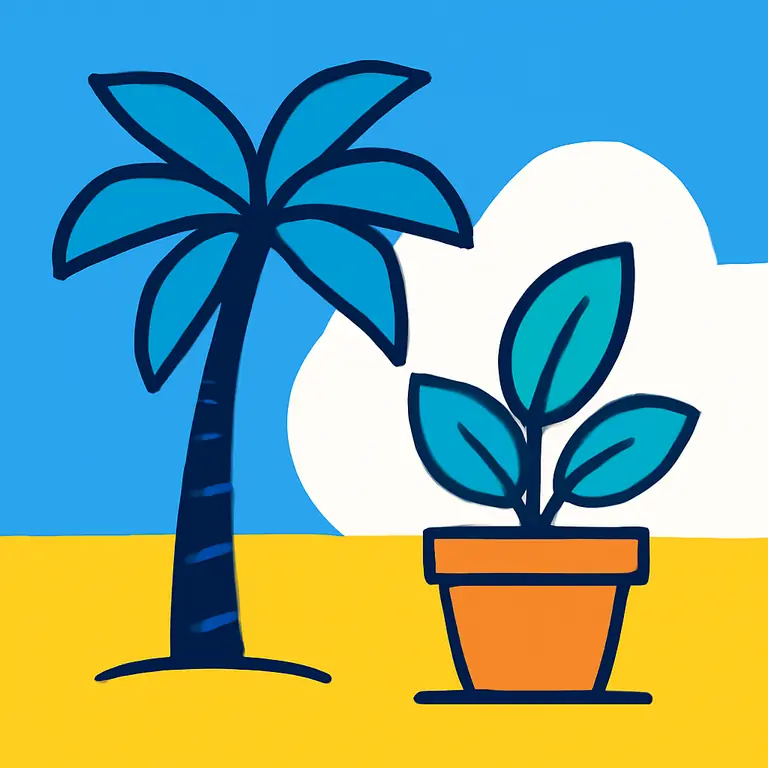 Palmera y Vivero - portada del puzzle