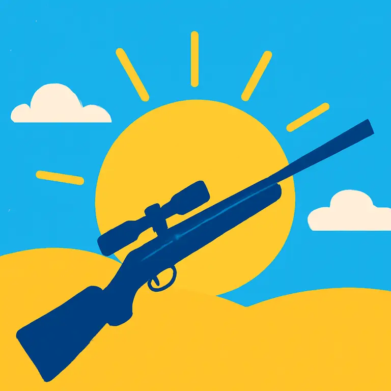 Amanecer y Caza - portada del puzzle