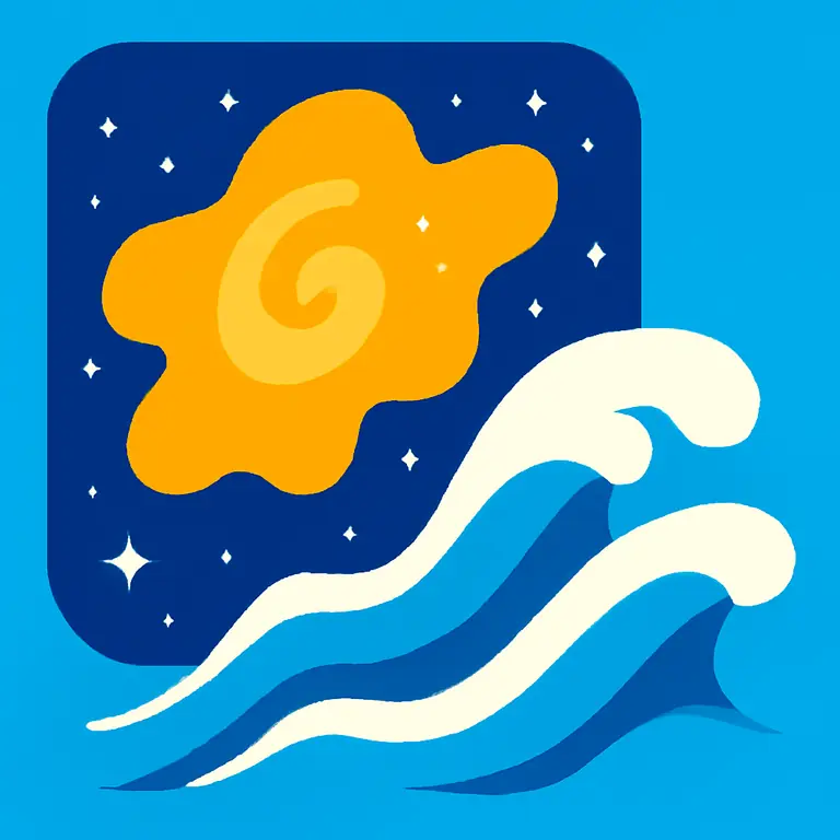 Nebulosa y Oleaje - portada del puzzle