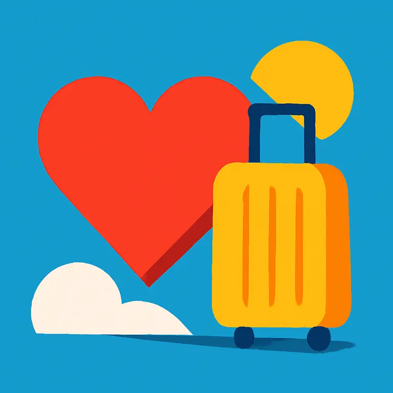 Amor y Viaje - portada del puzzle