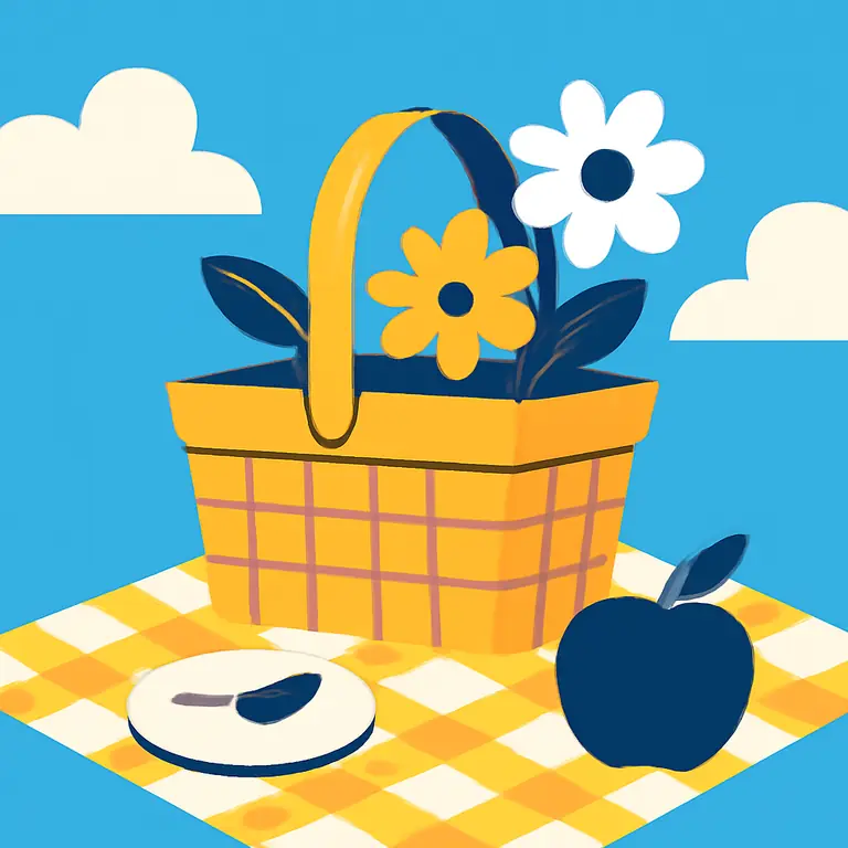 Picnic Florido - portada del puzzle