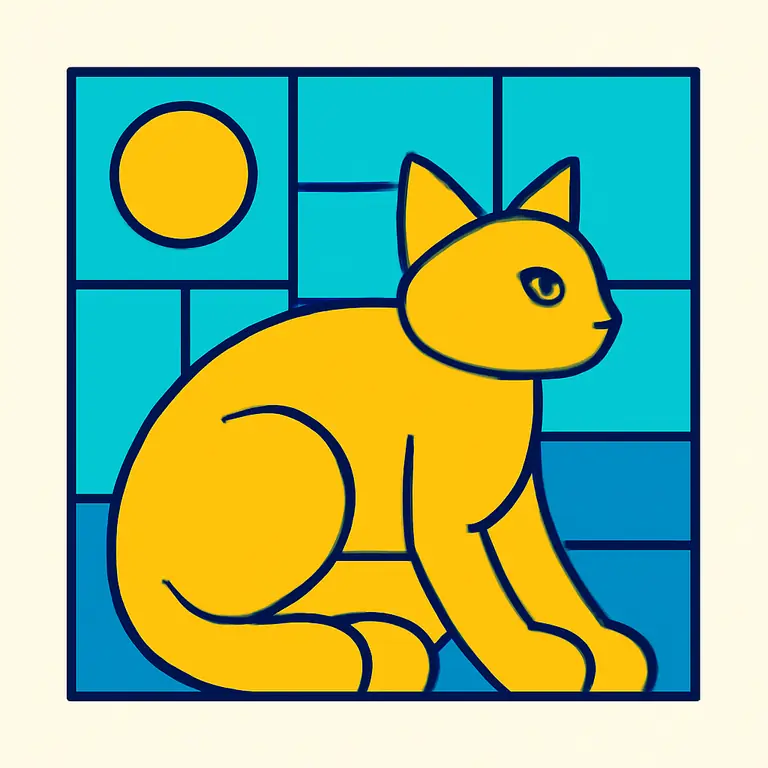 Mosaico Agazapado - portada del puzzle