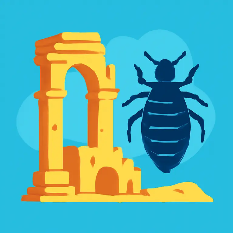 Ruinas y Piojos - portada del puzzle