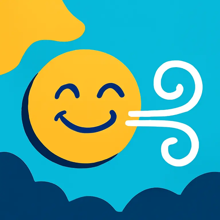 Sonrisas al viento - portada del puzzle