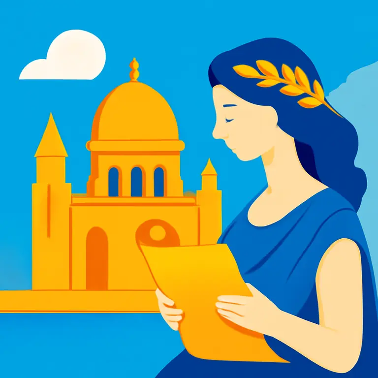 Palacio y Musa - portada del puzzle