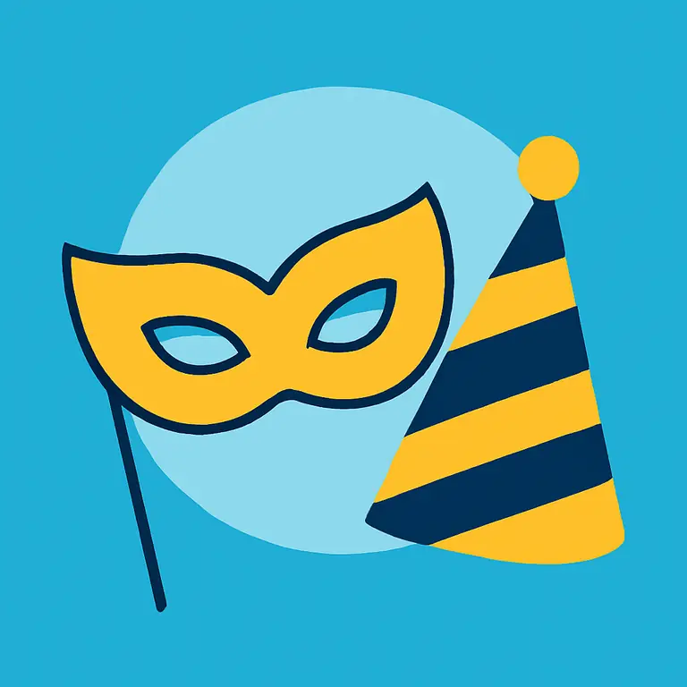 Intriga y fiesta - portada del puzzle