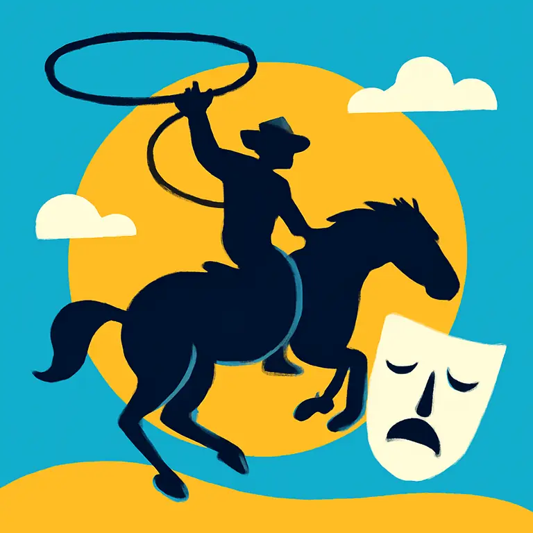 Rodeo Melodrama - portada del puzzle