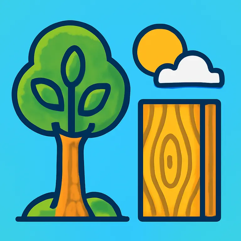 Naturaleza y Madera - portada del puzzle