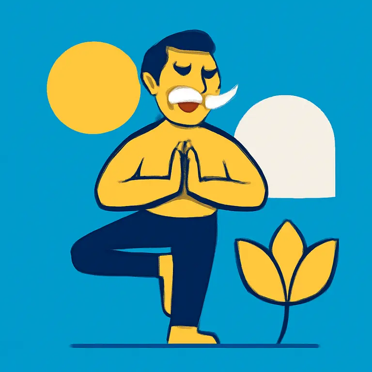 Yoga Satírico - portada del puzzle