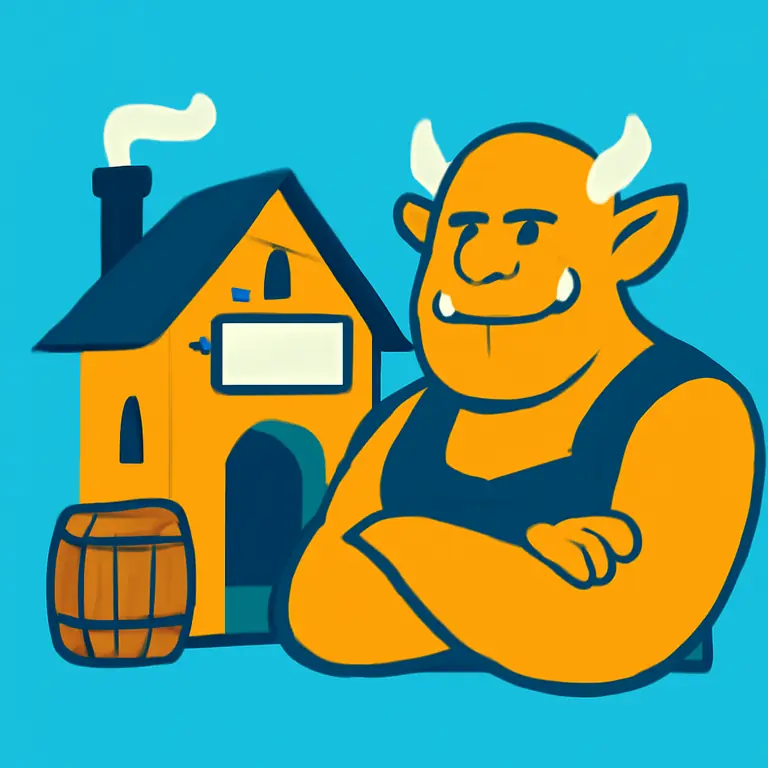 Taberna y Ogro - portada del puzzle