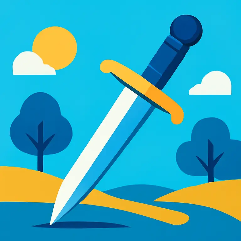 Парковый кинжал - обложка пазла