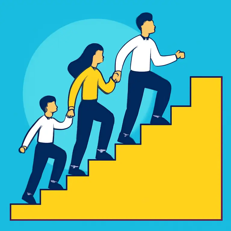 Семейный шаг - обложка пазла