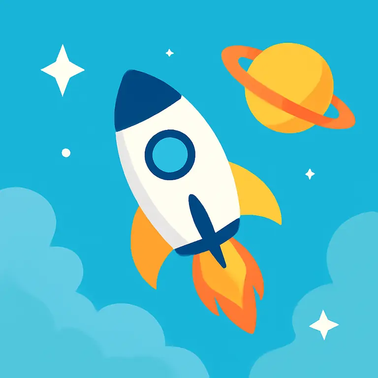 Космический полет - обложка пазла