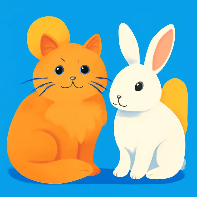 Пушистые друзья - обложка пазла