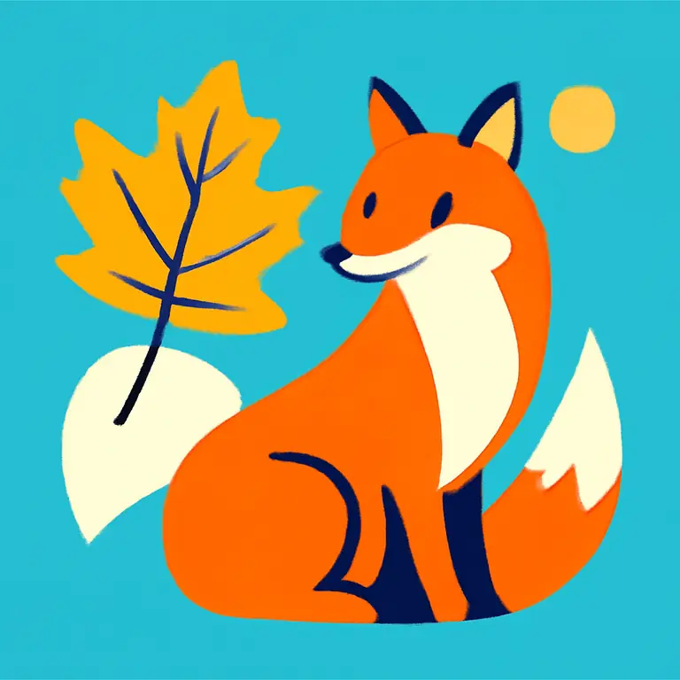 Осенние звери - обложка пазла