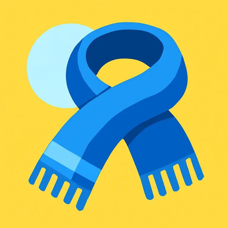 Зимний Шарф - обложка пазла