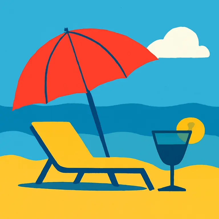 Красная Курорт - обложка пазла