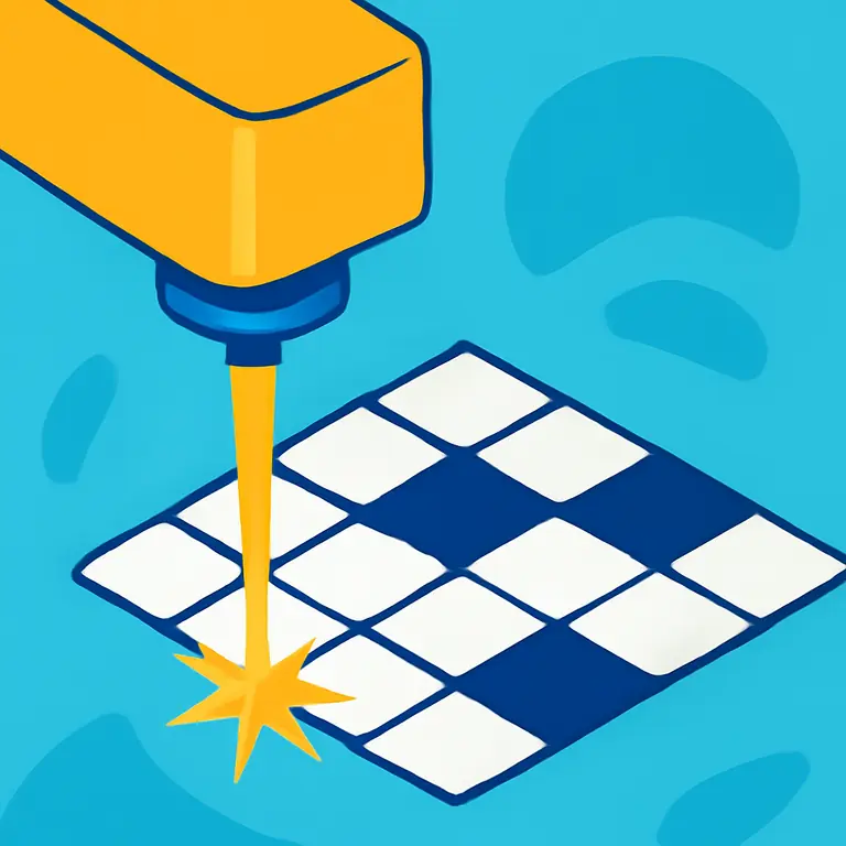 Лазерная хитрость - обложка пазла