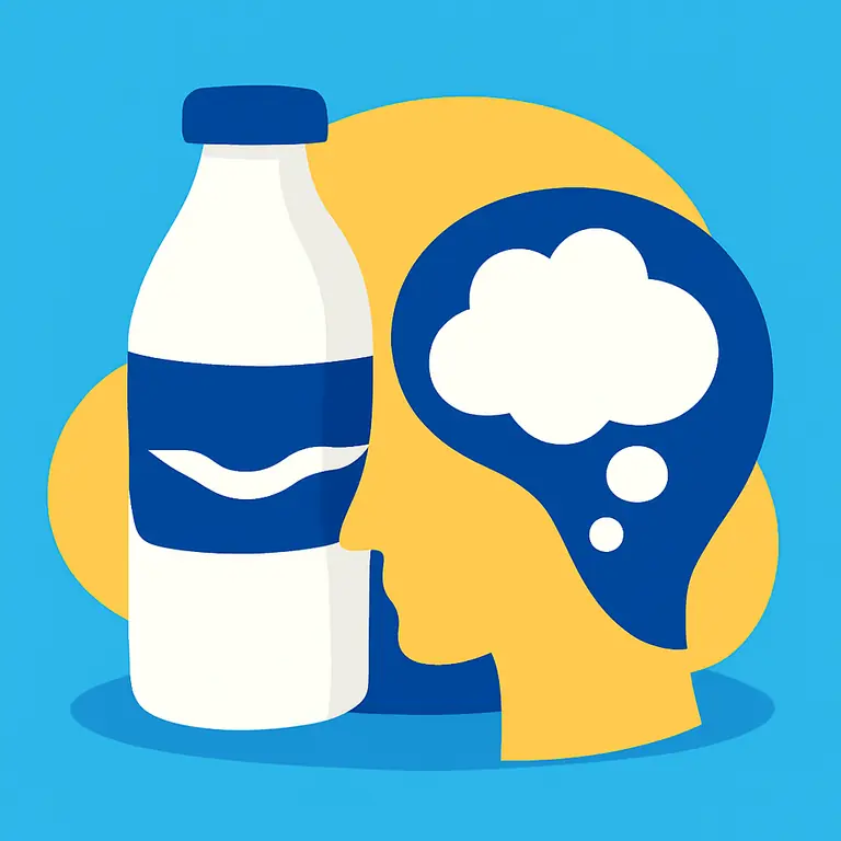 Кефир и мысли - обложка пазла