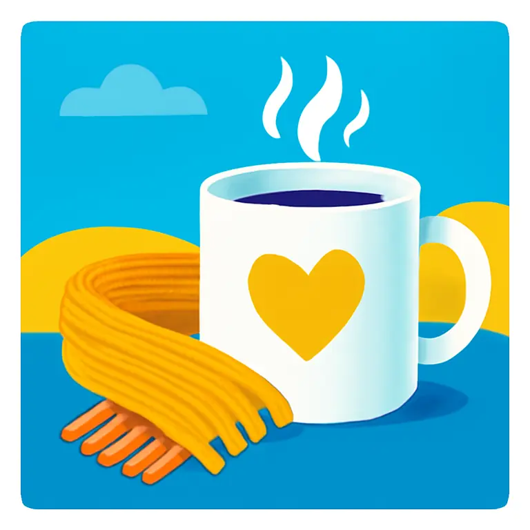 Теплое счастье - обложка пазла