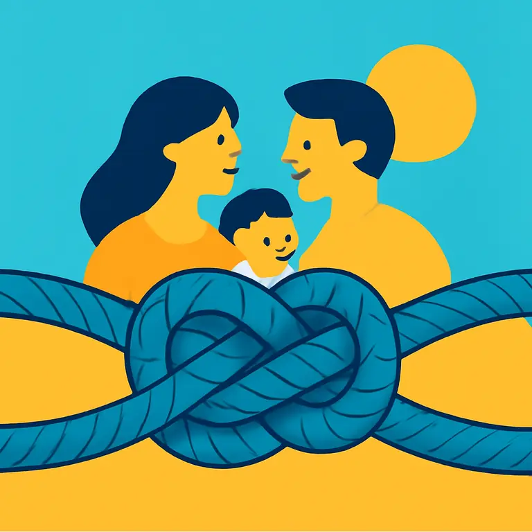 Семейные узлы - обложка пазла