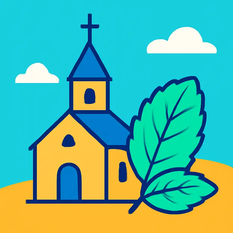 Храм и Мята - обложка пазла