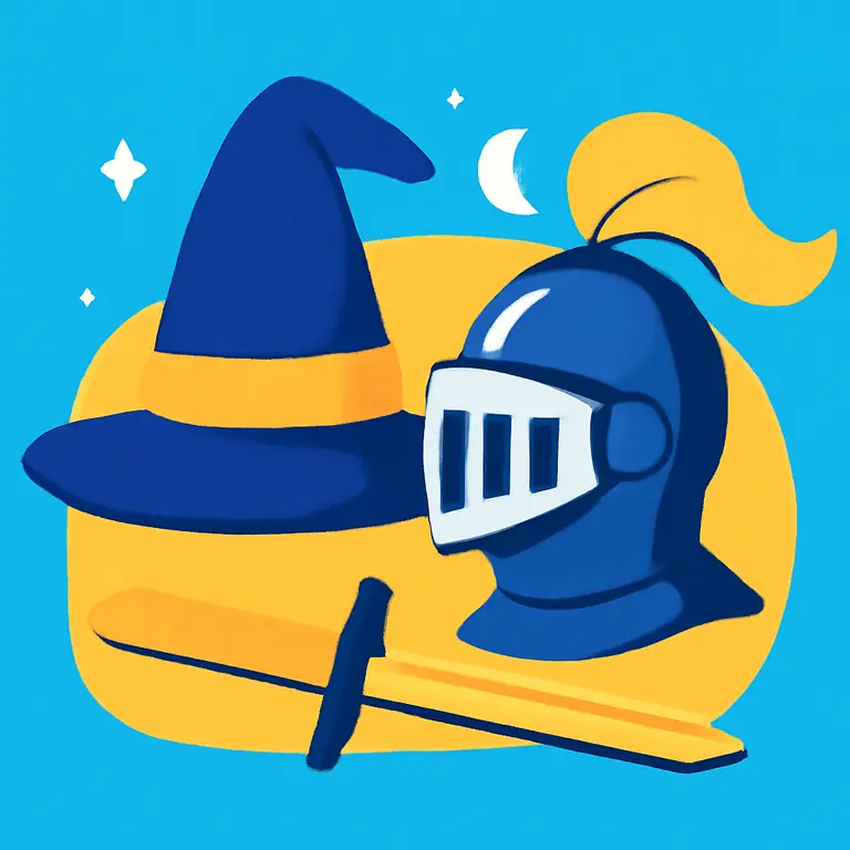 Магия и рыцари - обложка пазла