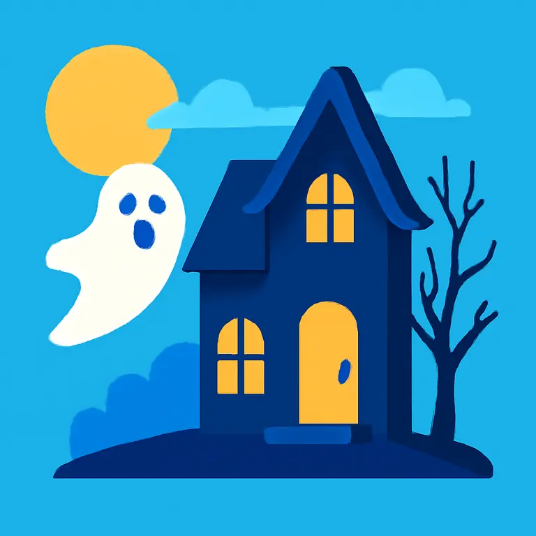 Призрачный дом - обложка пазла