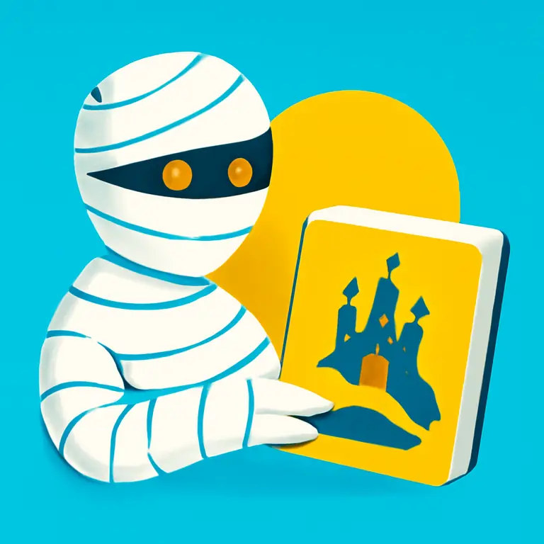 Мумия и сказка - обложка пазла