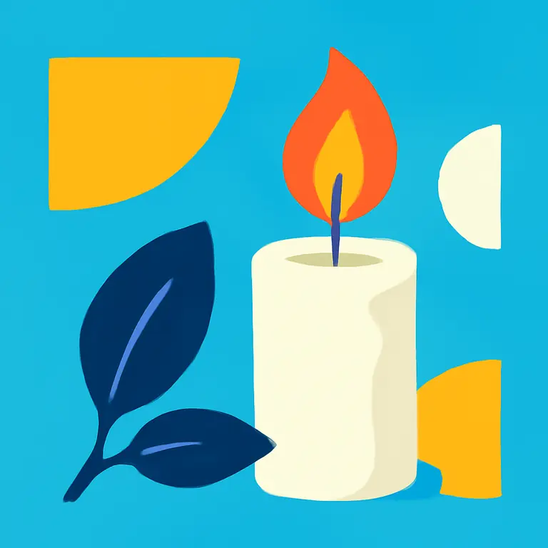 Пламя и тишь - обложка пазла