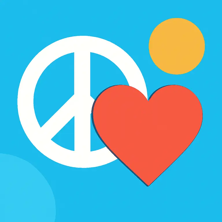 Любовь и Мир - обложка пазла