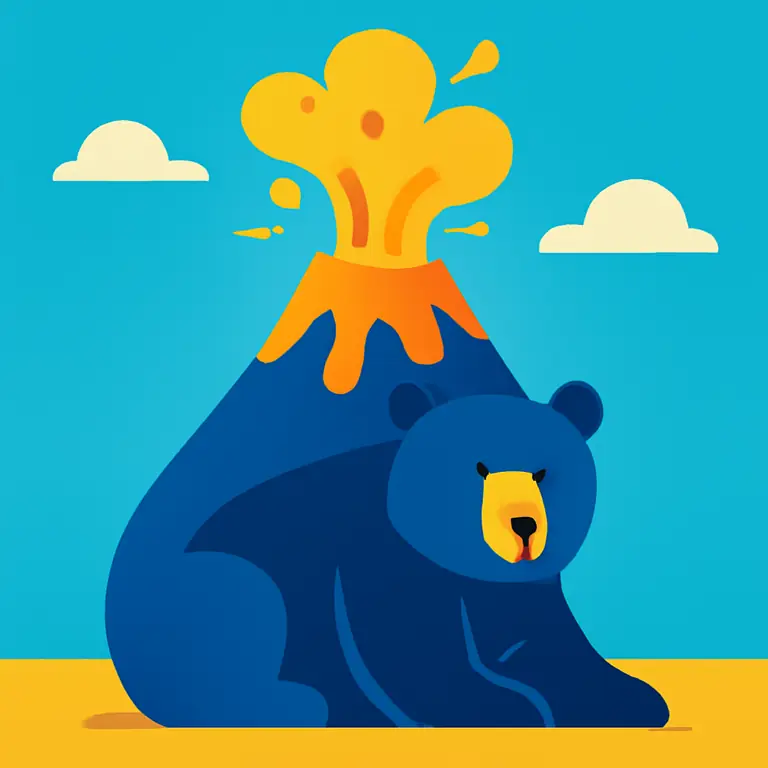 Медвежий Вулкан - обложка пазла