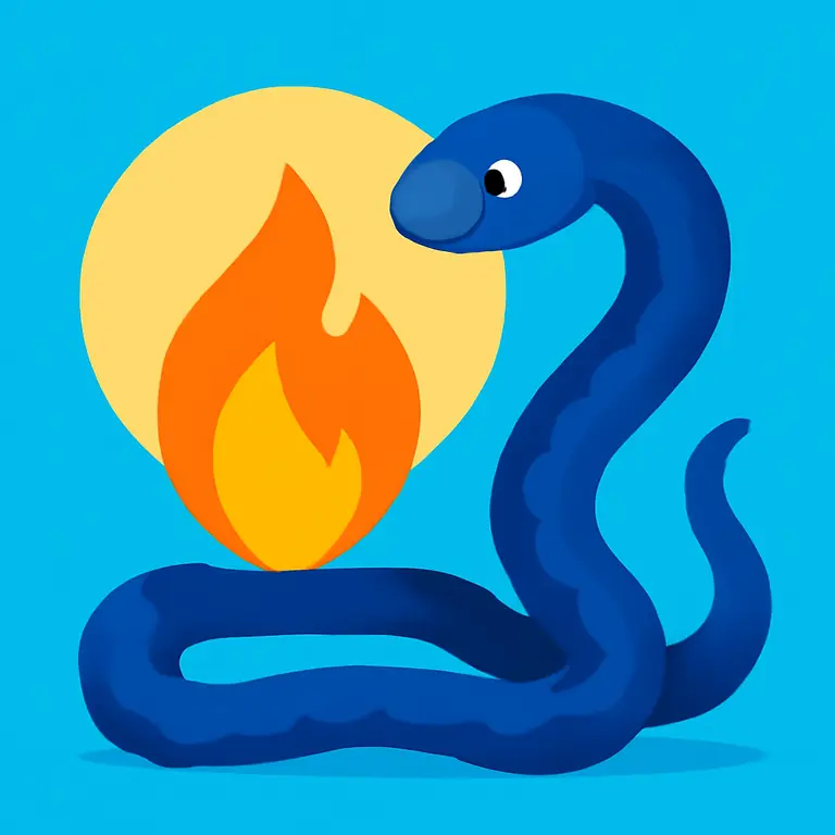 Огонек и Змей - обложка пазла