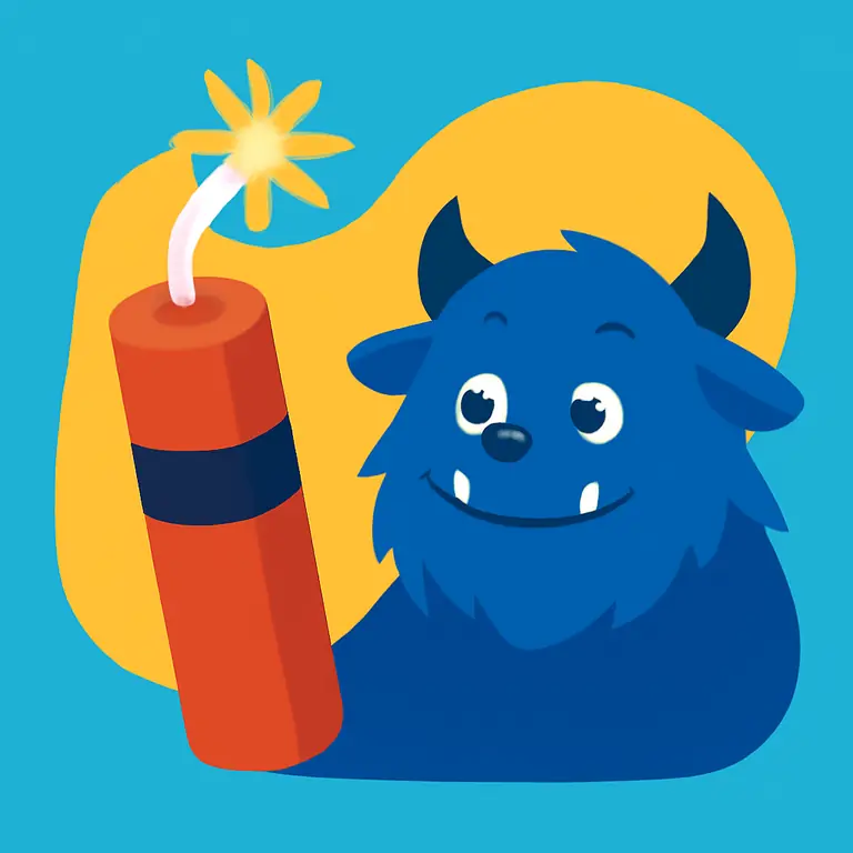 Динамит и зверь - обложка пазла