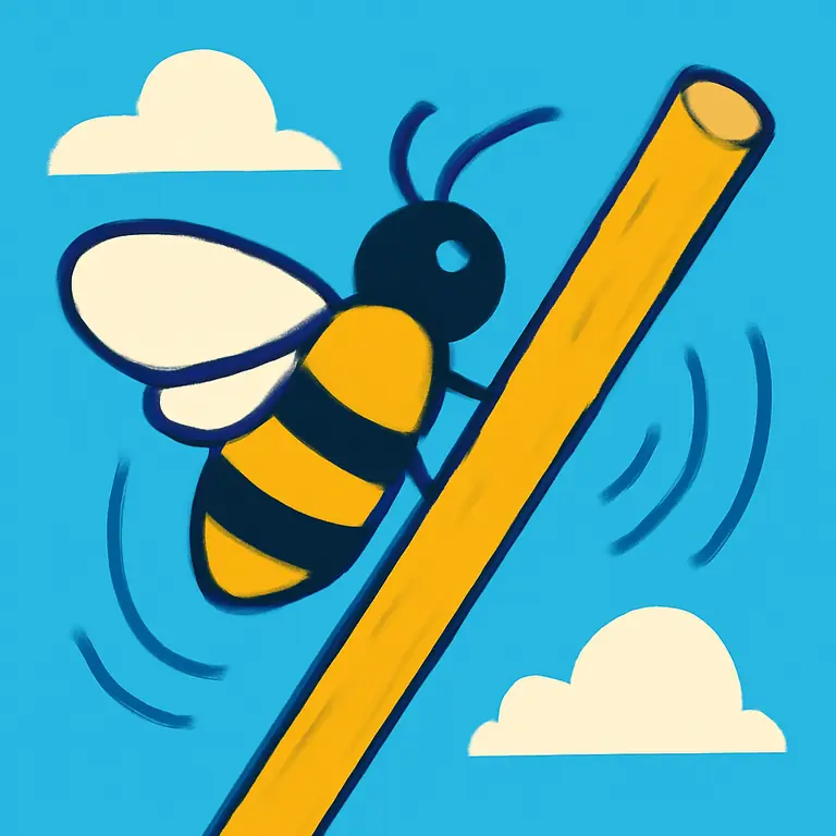 Жужжащий прут - обложка пазла