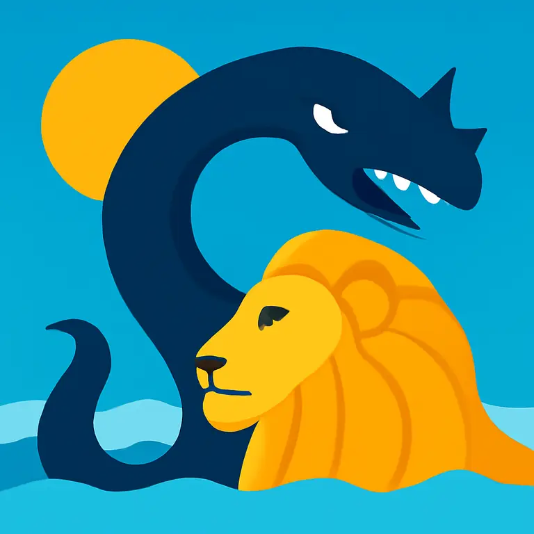 Тьма и Левиафан - обложка пазла