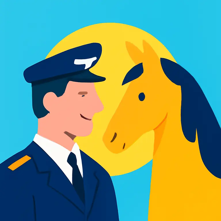 Пилот и Улан - обложка пазла