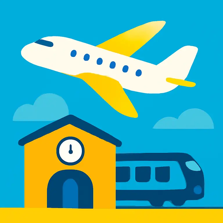 Полет и Вокзал - обложка пазла