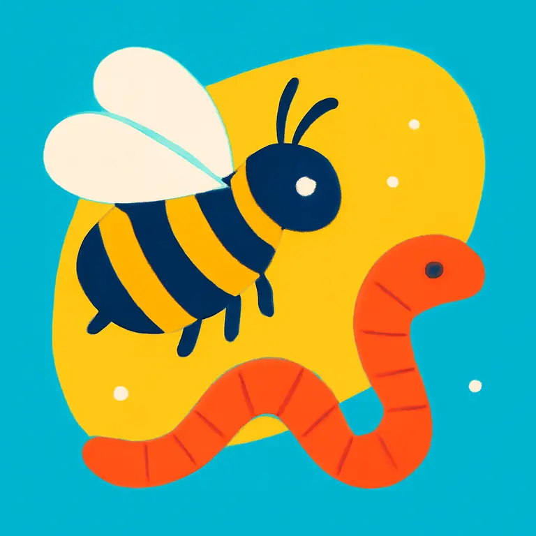 Жужжат Червь - обложка пазла