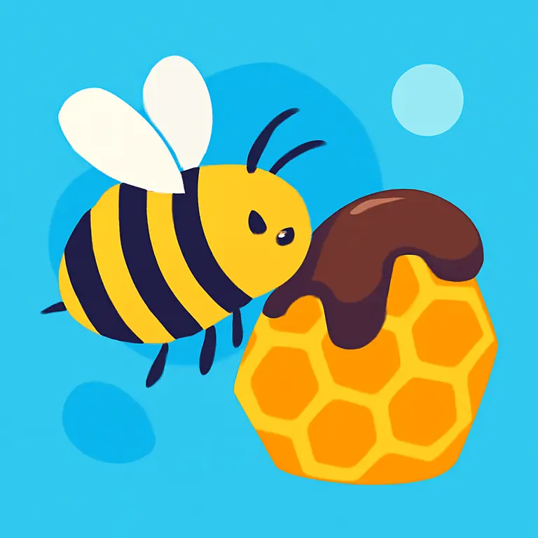 Сладкая пчела - обложка пазла