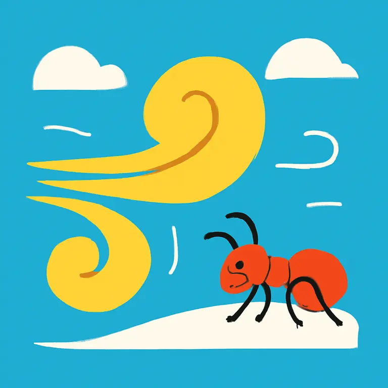 Ветер и Муравьи - обложка пазла